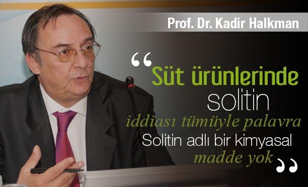 “Süt ürünlerinde Solitin iddiası tümüyle palavra”