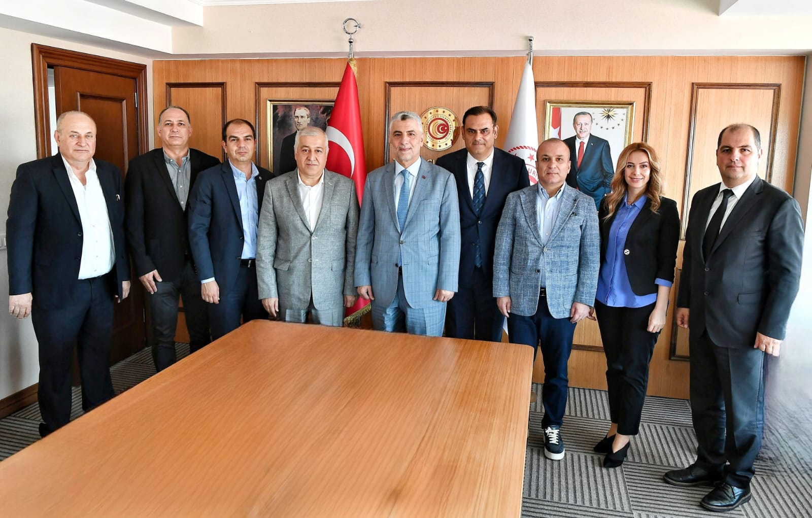 Ticaret Bakanı Prof. Dr. Ömer Bolat, ASÜD heyetini kabul etti.