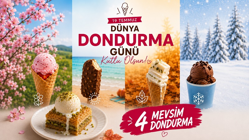 Yazın değil, her mevsimin tatlısı: Dondurma